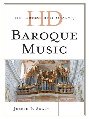 cover image of Historical Dictionary of Baroque Music